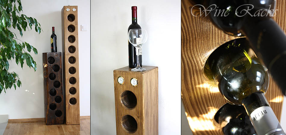Solid wood wine racks....SOLD