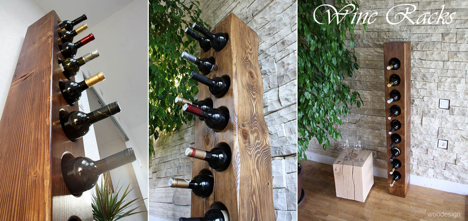 Solid wood wine racks....SOLD